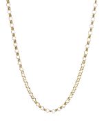 9ct gold belcher link necklace