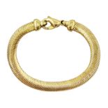 9ct gold herringbone link bracelet