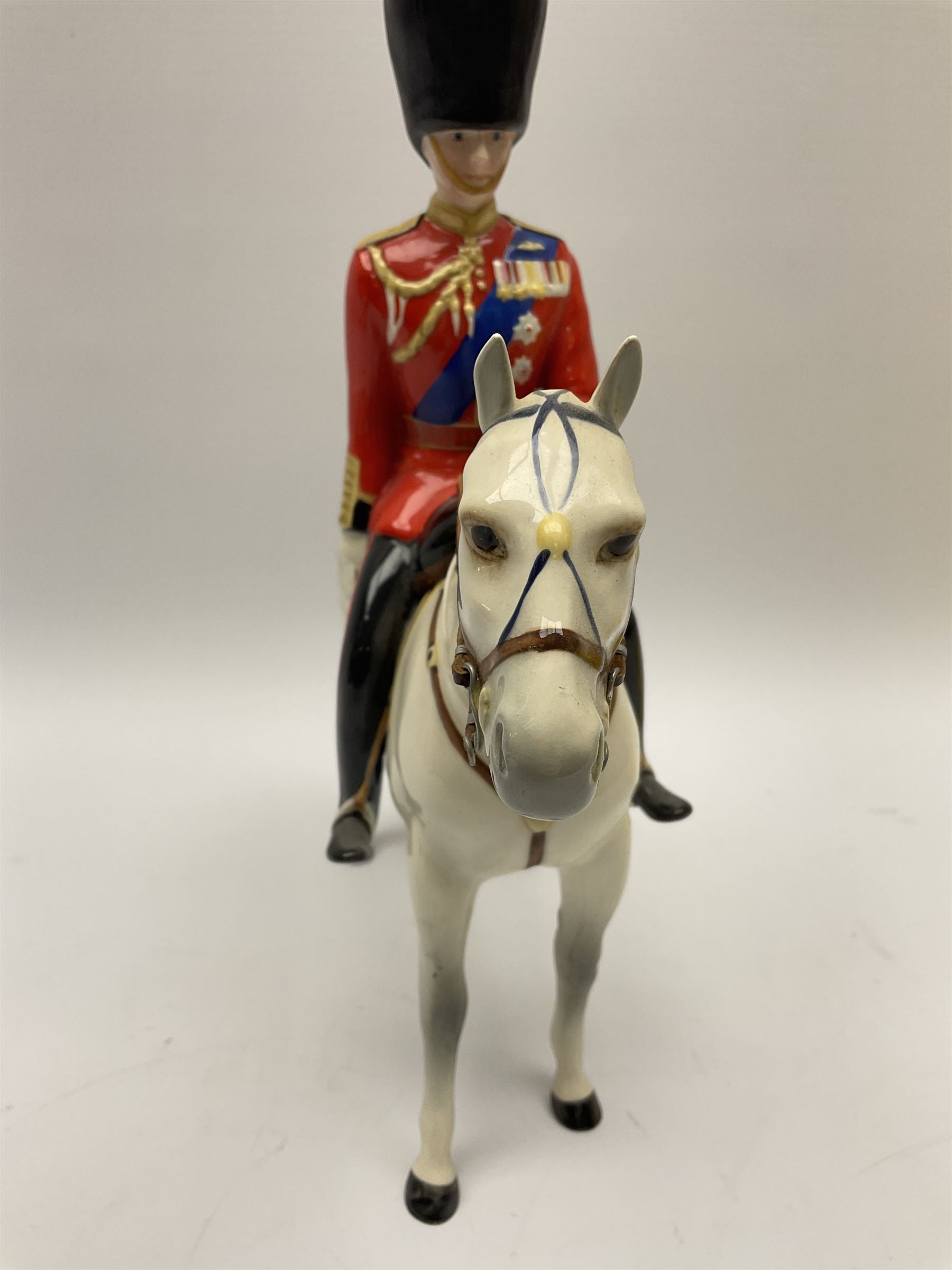 A Beswick model of H.R.H The Duke of Edinburgh mounted on Alamein at Trooping The Colour 1957 - Image 8 of 8