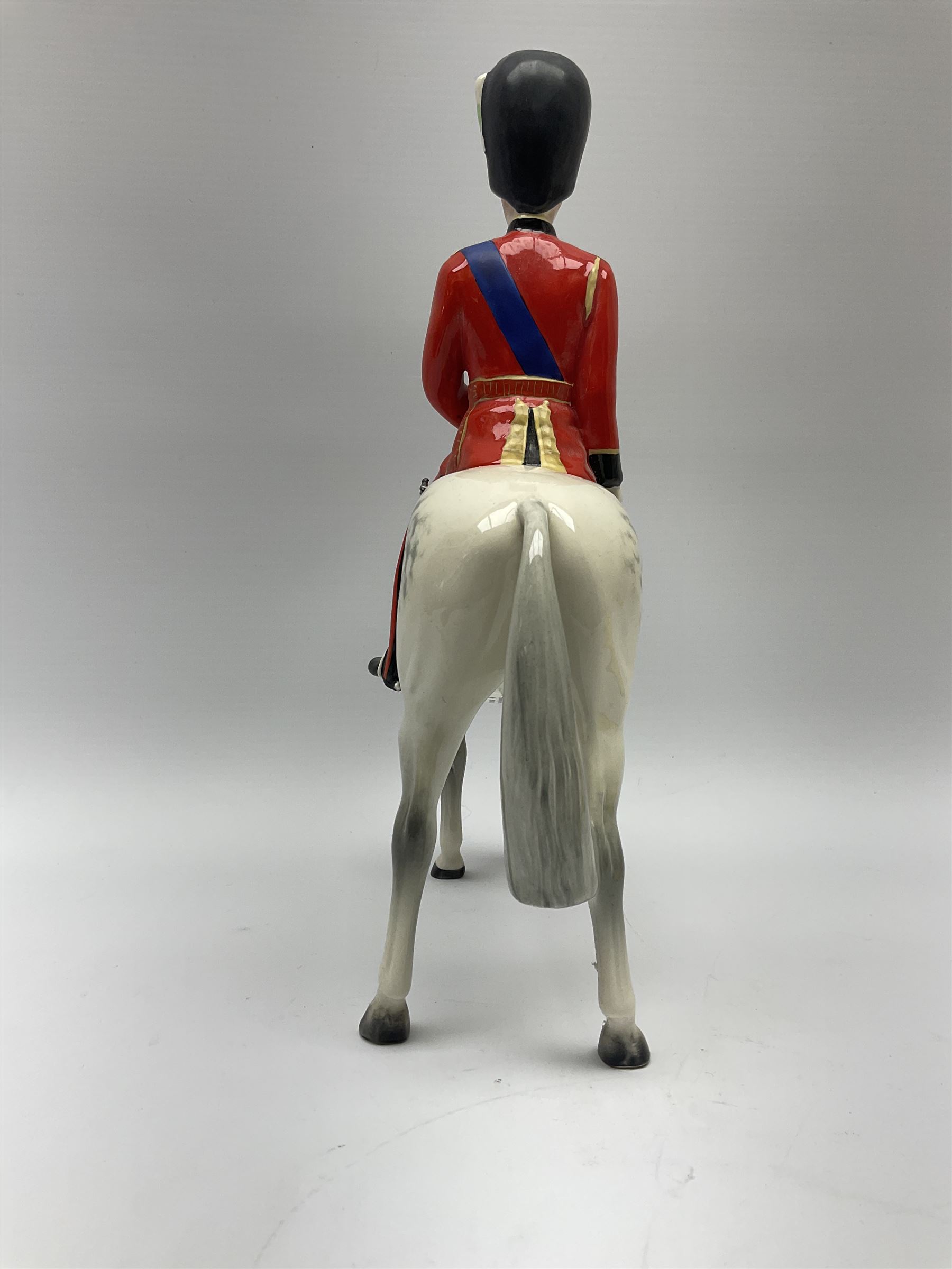 A Beswick model of H.R.H The Duke of Edinburgh mounted on Alamein at Trooping The Colour 1957 - Image 5 of 8