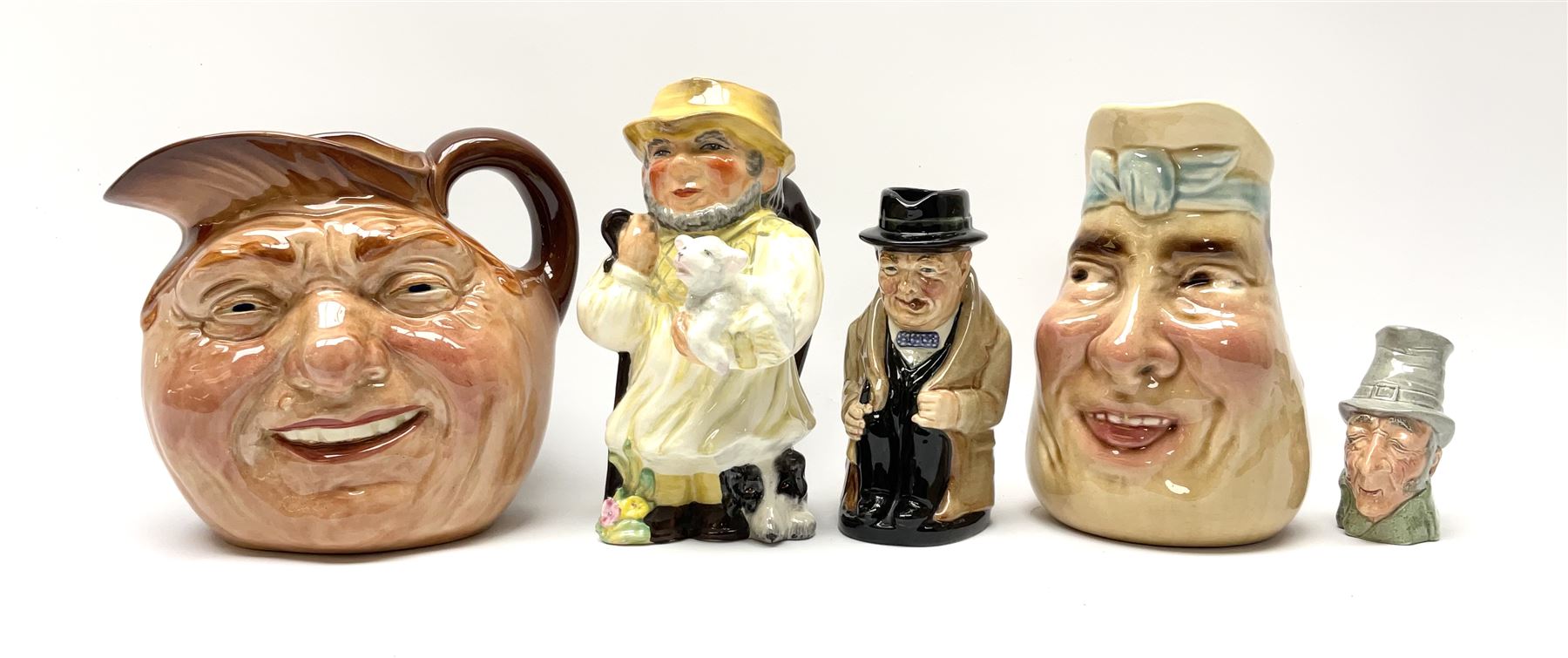 A Royal Doulton Winston Churchill Toby jug