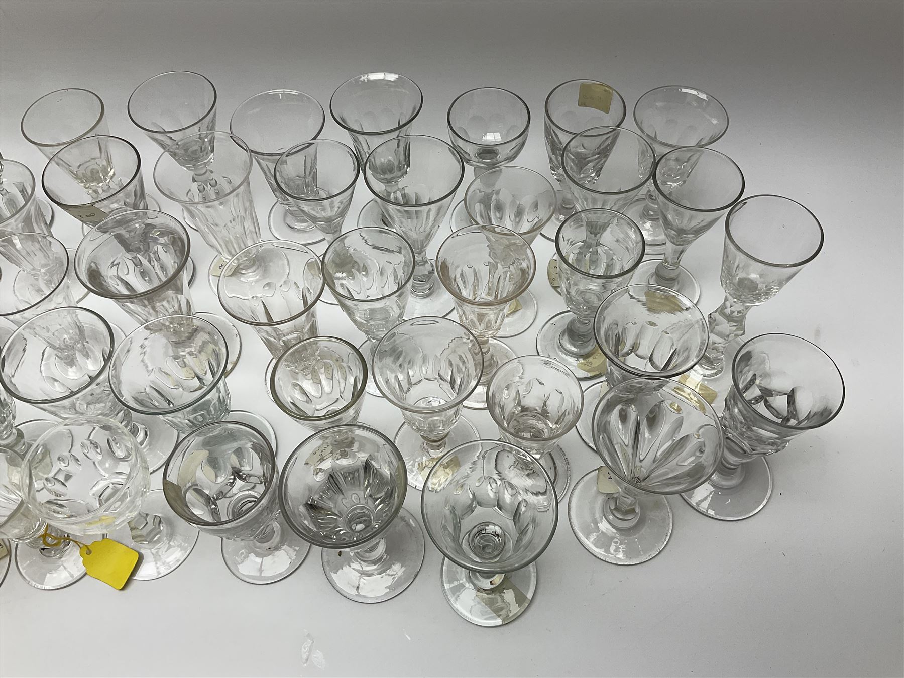 A large group of Victorian and later Victorian style drinking glasses - Image 3 of 4