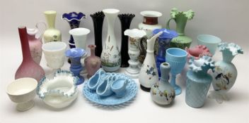 A group of mostly Victorian glassware