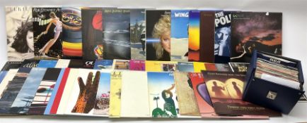 Vinyl LPs and singles including Rod Stewart 'Atlantic Crossing'