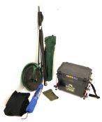 Fishing tackle including Steade-Fast Leeda fishing box/seat