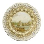 Mid 19th century cabinet plate