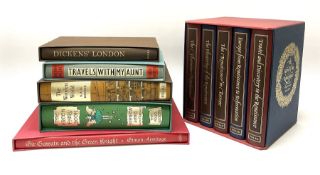 Folio Society - ten volumes including Dickens' London