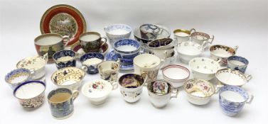 A group of assorted 19th century teawares