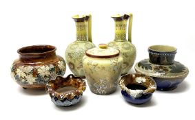A group of Doulton Lambeth