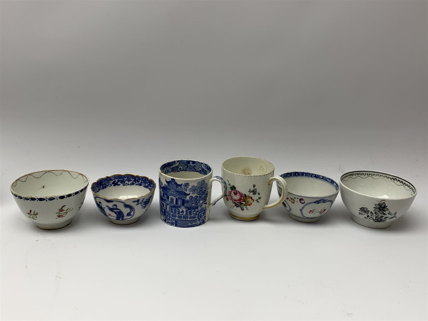 Group of 18th and early 19th century tea wares - Image 2 of 6
