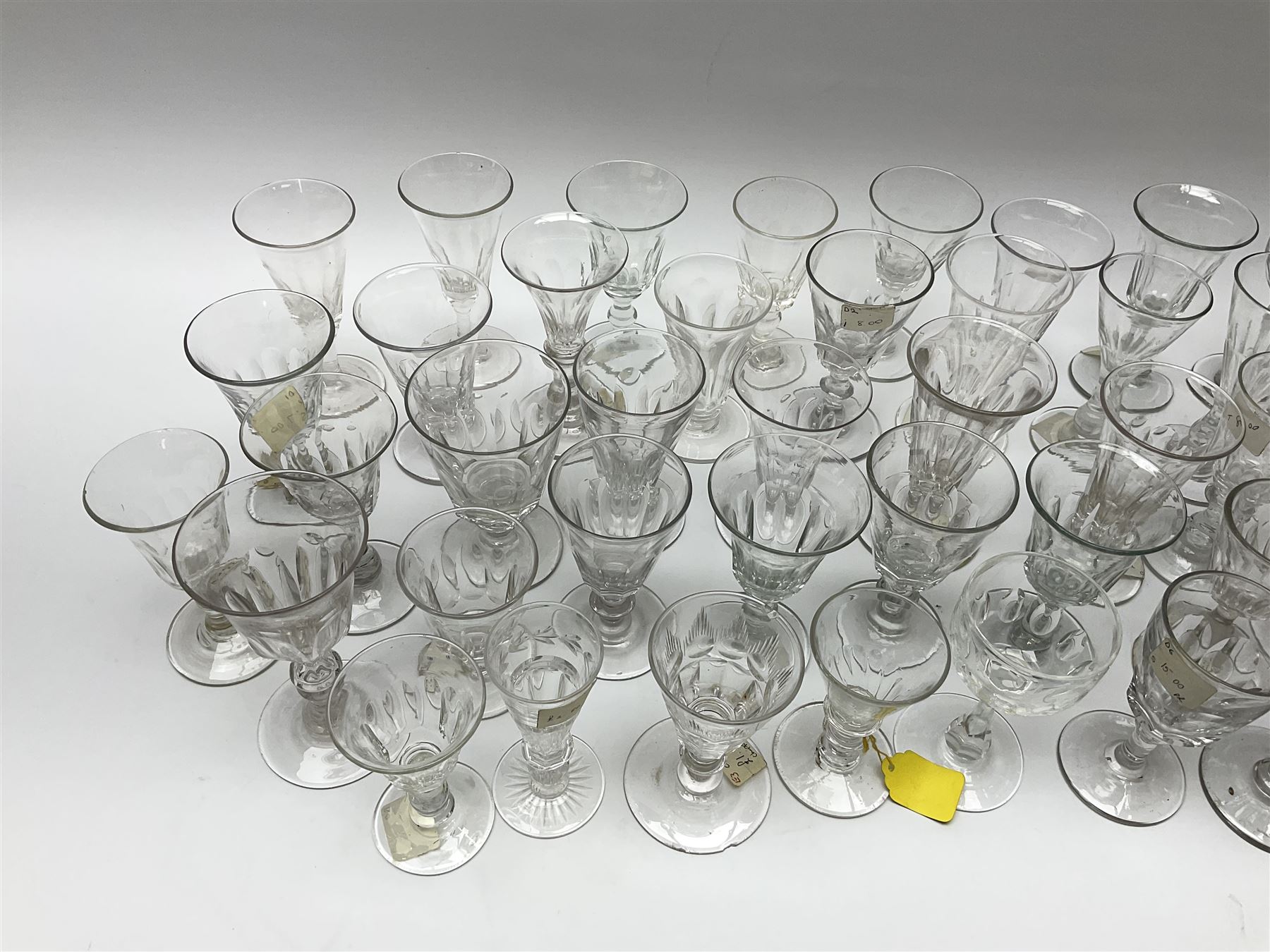 A large group of Victorian and later Victorian style drinking glasses - Image 4 of 4