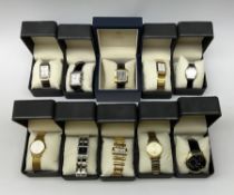 Ten Royal London gentleman's and ladies quartz wristwatches