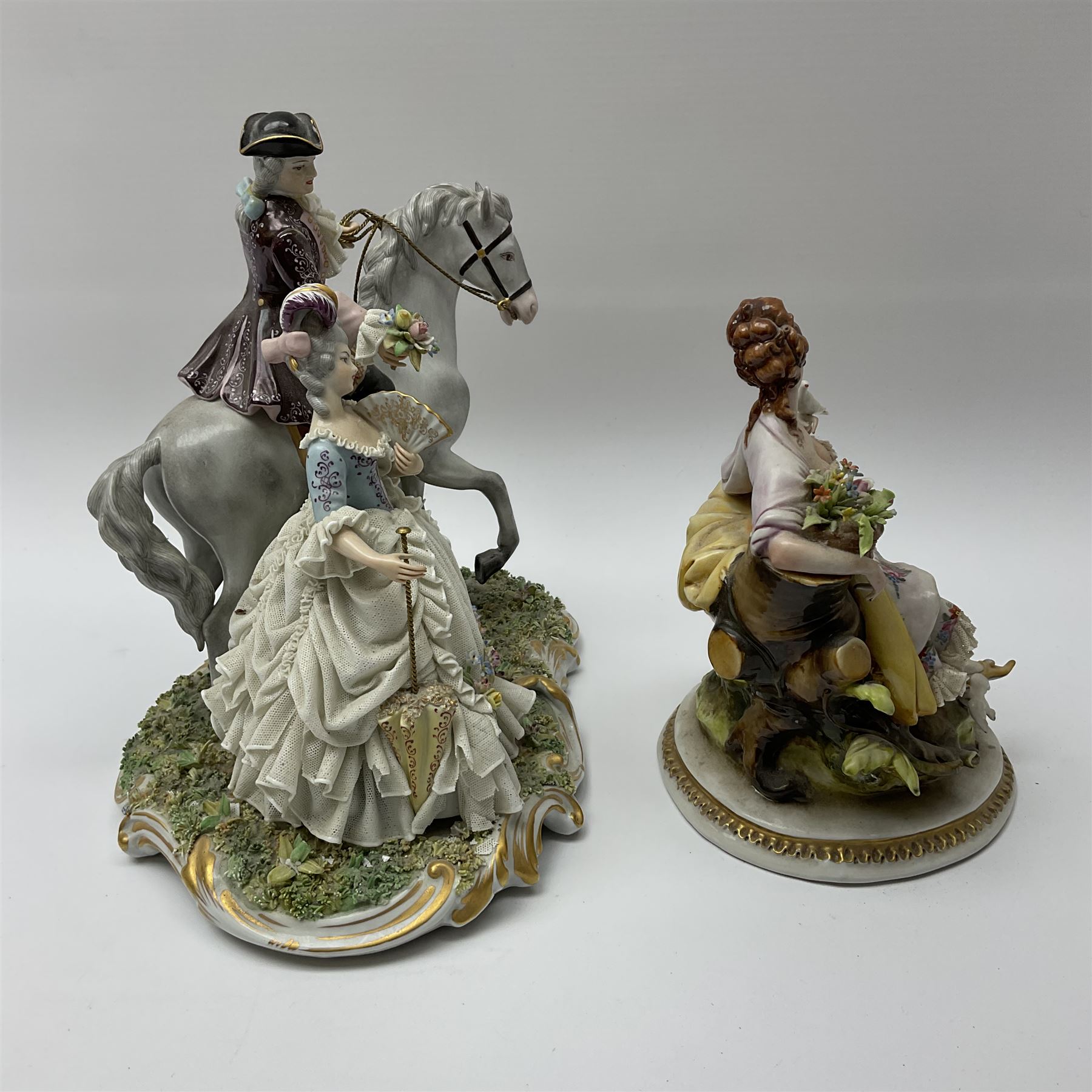 Two Capodimonte figures - Image 3 of 5