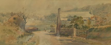 Philip Osment (British 1861-1947): 'Eccleston Ferry' near Chester