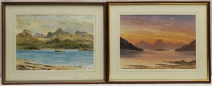 E Grieg Hall (British 20th century): 'Liathach from Loch Clair'