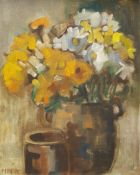 Pia Hesselmark-Campbell (Swedish 1910-2013): Flowers in a Jug