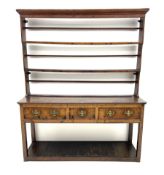 George III oak Welsh dresser