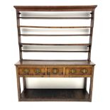 George III oak Welsh dresser