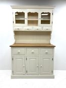 Victorian style painted pine dresser