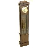 Early 20th century oak longcase clock