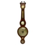 Early 19th century mahogany five dial banjo barometer by �J. Dee