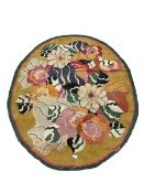 20th century wool oval rug