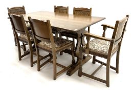 Old Charm - medium oak dining table