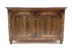 20th century oak cupboard