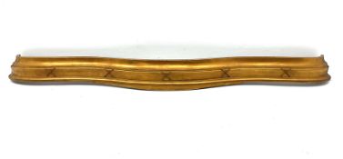 Late 20th century gilt wood pelmet