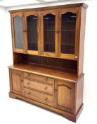 Large teak wall cabinet