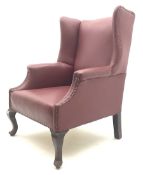 20th century wing back armchair