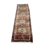 Karajeh red ground rug