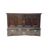 Georgian oak sideboard