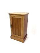 Early 20th century elm bedside cabinet