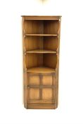 Ercol style elm corner cupboard