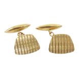 Pair of 9ct gold link cufflinks