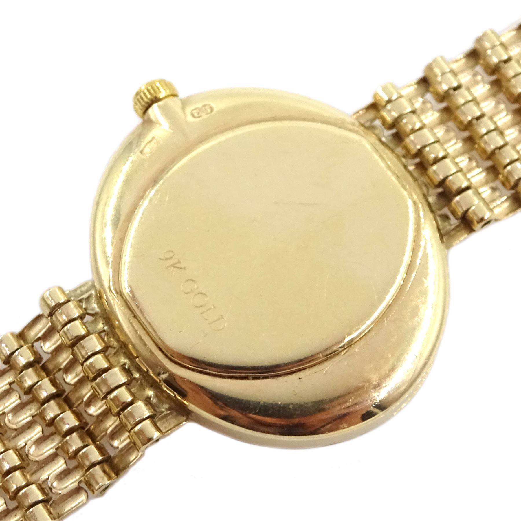 Rotary 9ct gold quartz ladies bracelet wristwatch - Image 3 of 3