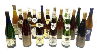 Mixed alcohol including Pieroth Grun-Gold 1983 Klusserather St. Michael Auslese 70cls