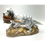 Royal Doulton model of an English setter carrying a pheasant