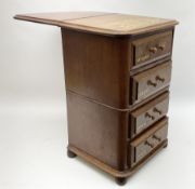 Victorian mahogany sewing box