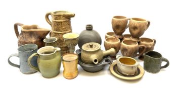 Collection of studio pottery