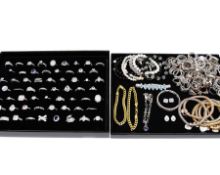 Collection of Jewellery. Approximately 230 items: mainly rings with some necklaces