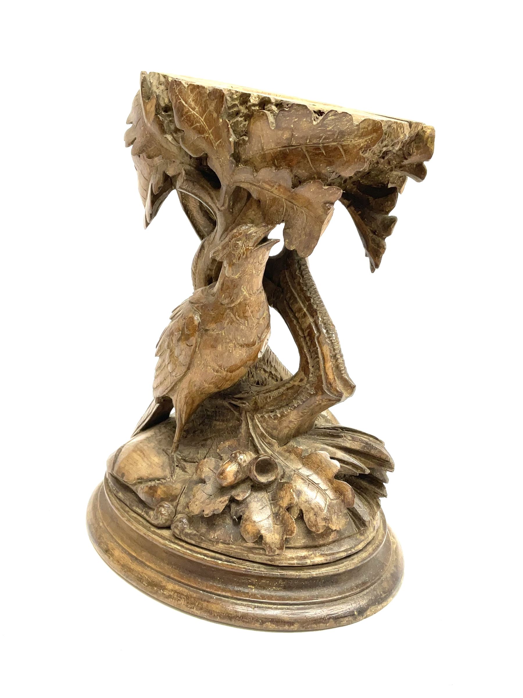 19th century Black Forrest style pedestal