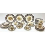 Royal Worcester Palissy Game Series pattern dinner wares