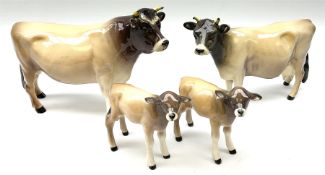 Beswick Jersey family group