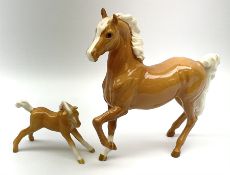 Beswick Palomino prancing Arab model no 1261