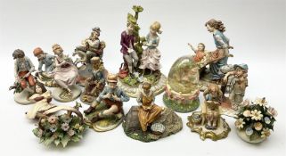 Collection of Capodimonte and Naples figures