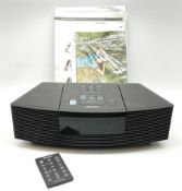 A Bose Wave radio and CD player