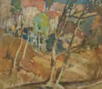 John Wilson (British exh.1925-1928): Landscape with Trees