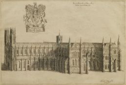 Daniel King (British c.1616-1661): Beverley Minster